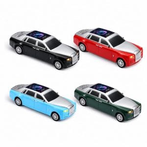 Glr_Tech WS-610 Rolls Royce Tasarımlı Dijital Ekranlı Bluetooth Hoparlör