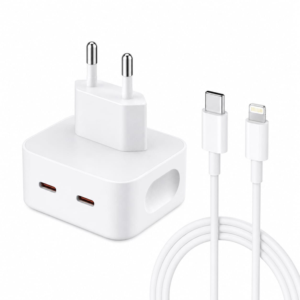 GLR_Tech TRW-460 Type-C to Lightning 50W Seyahat Hızlı Şarj Aleti