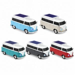 Glr_Tech WS-698 Klasik Minibüs Tasarımlı Solar Panelli Bluetooth Hoparlör