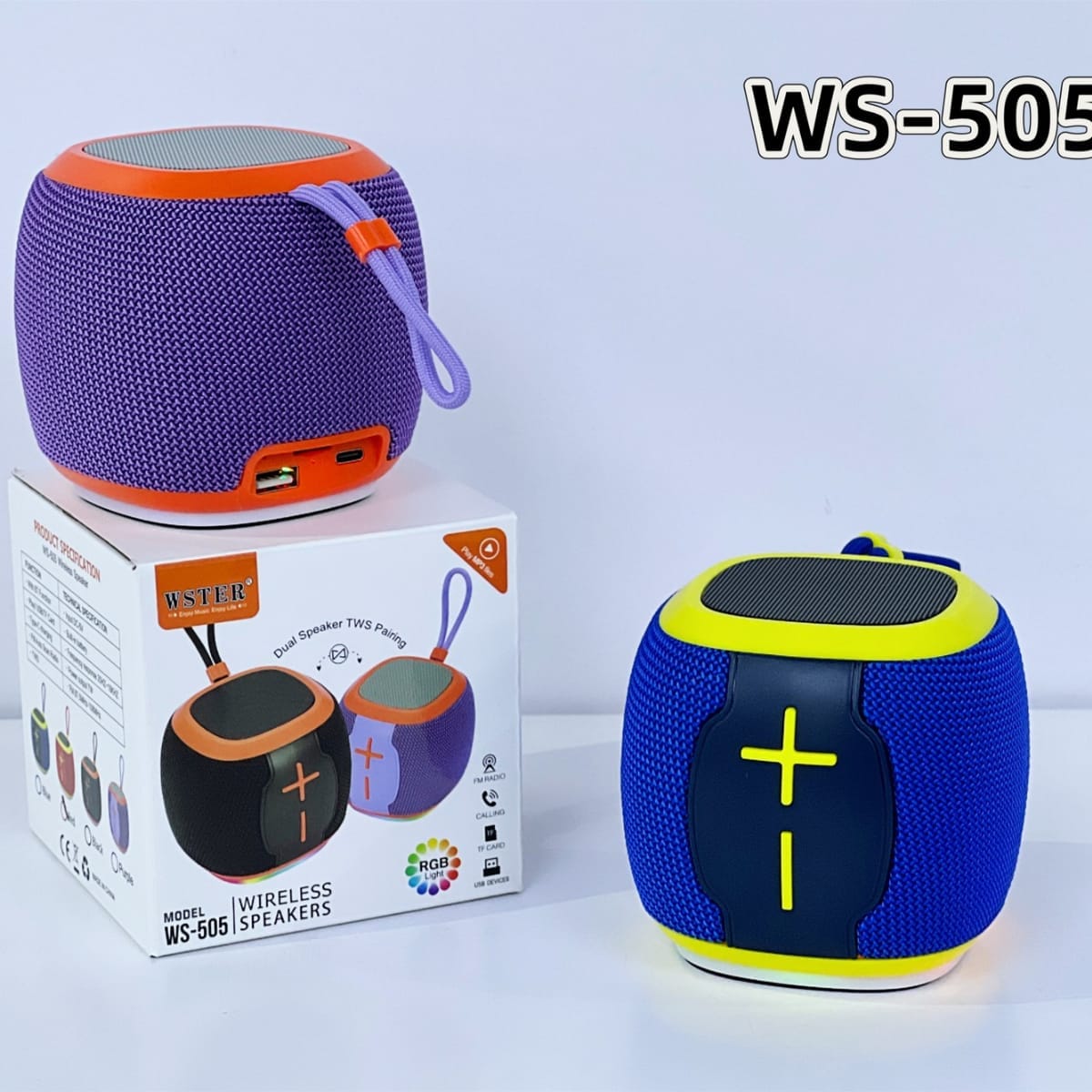 JRL WS-505 Su Geçirmez Taşınabilir Bluetooth Hoparlör - Görsel 4