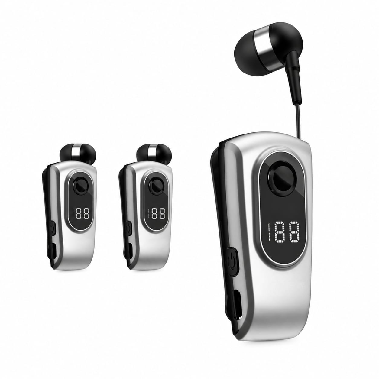 Dunspin DS-F220 Dijital Göstergeli Makaralı Tekli Bluetooth Kulaklık