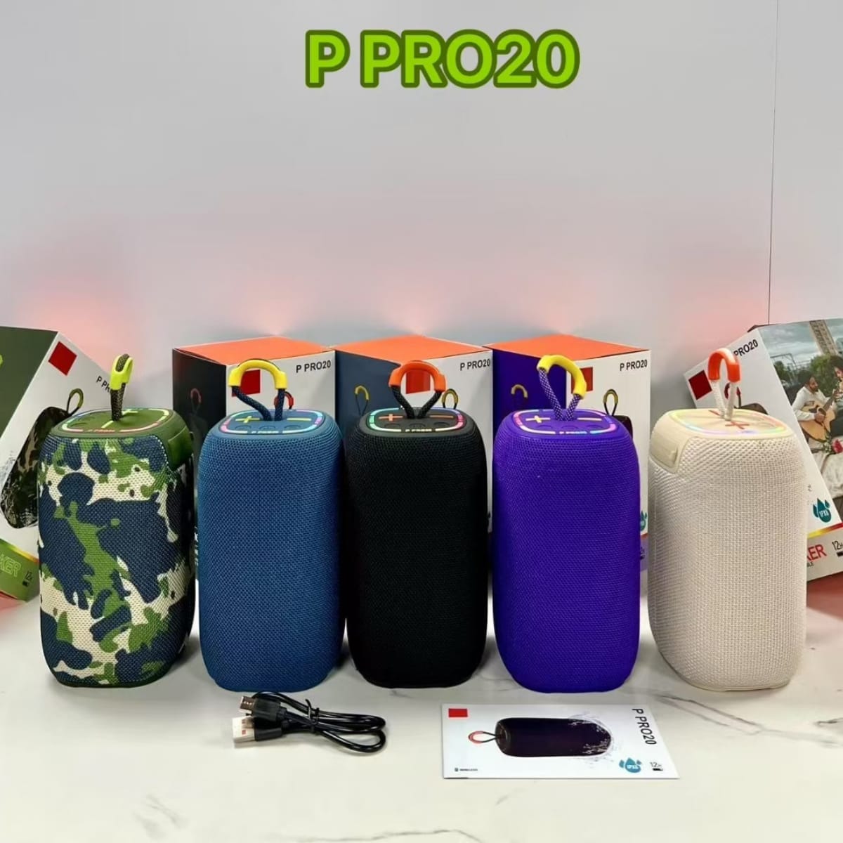 JRL P Pro20 Su Geçirmez Taşınabilir Bluetooth Hoparlör - Görsel 3