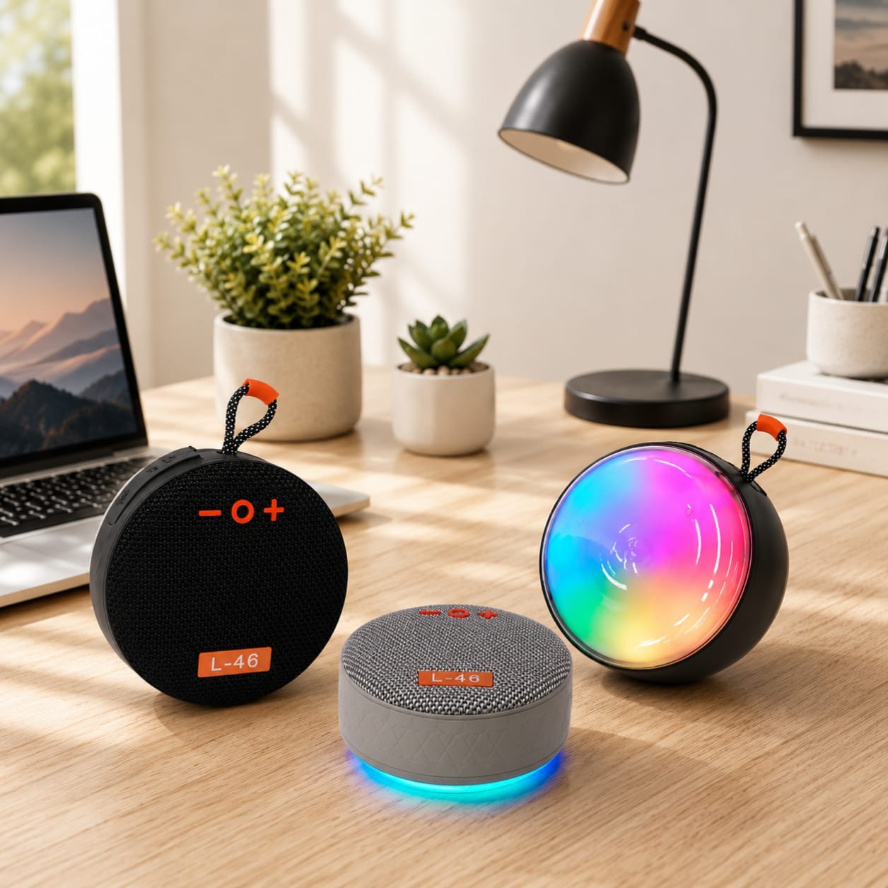 JRL L-46 Su Geçirmez Taşınabilir Bluetooth Hoparlör - Görsel 2