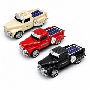 Glr_Tech WS-695 Klasik Kamyonet Tasarımlı Solar Panelli Bluetooth Hoparlör