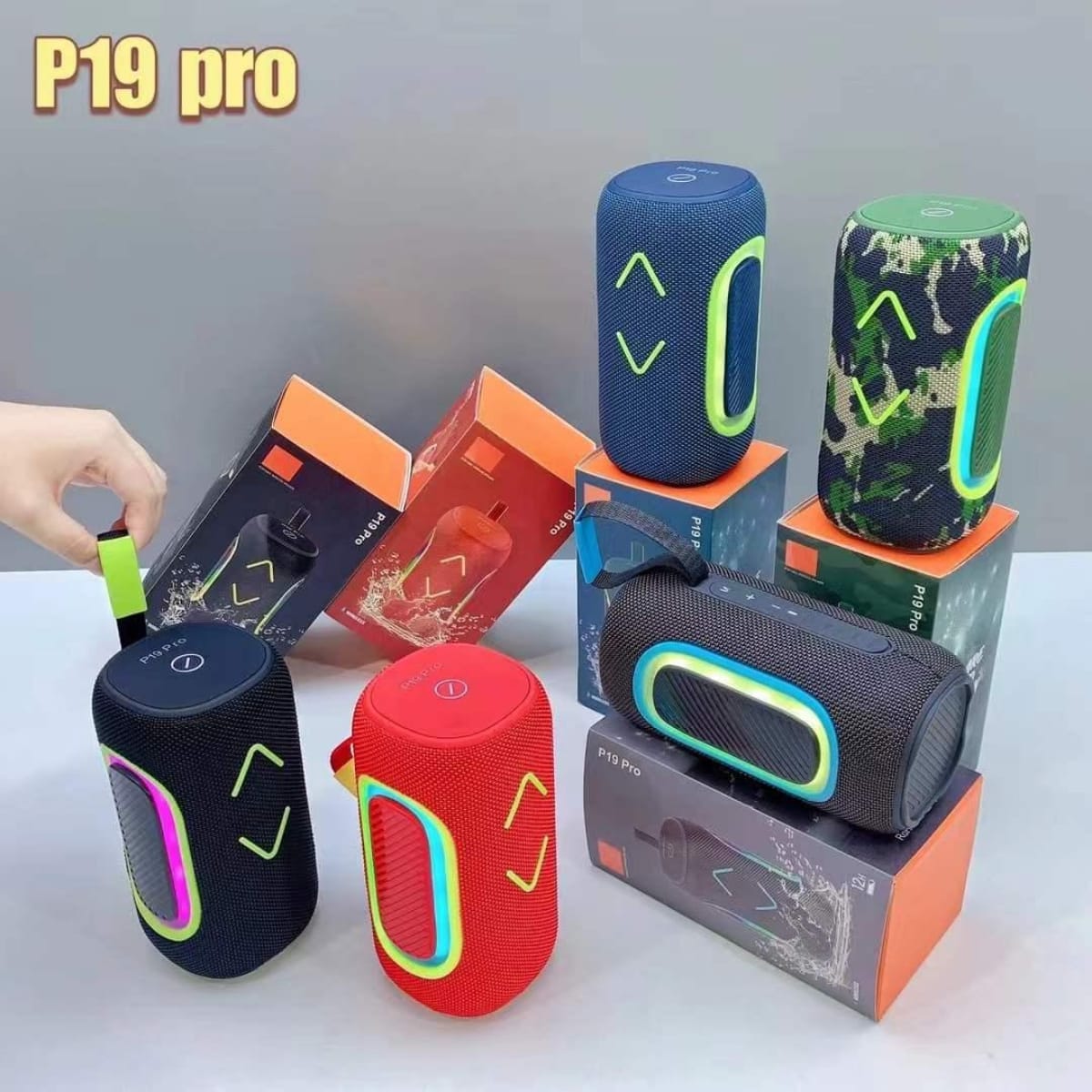 JRL P19 Pro Su Geçirmez Taşınabilir Bluetooth Hoparlör - Görsel 4
