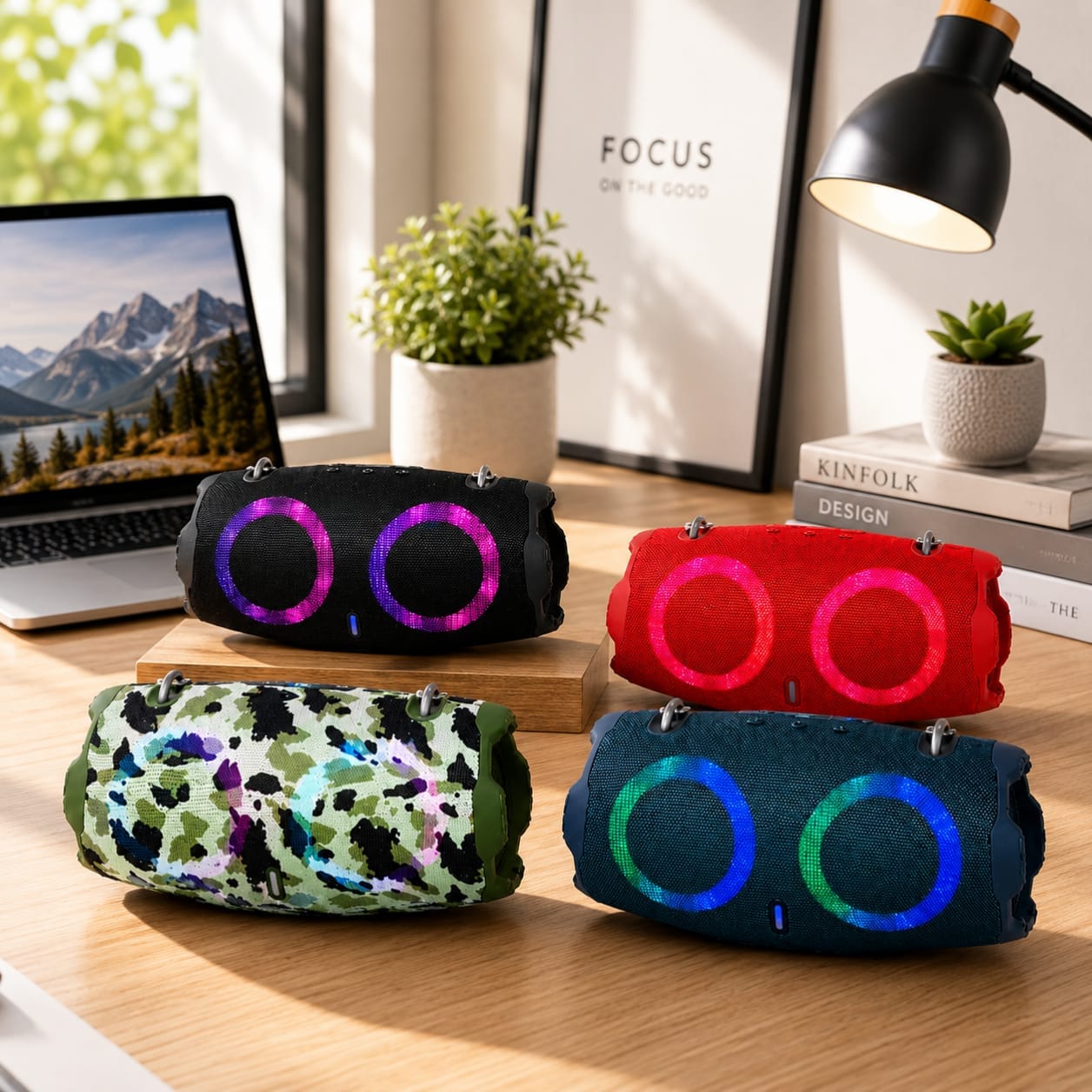 JRL XTREME4 Mini LED Su Geçirmez Taşınabilir Bluetooth Hoparlör - Görsel 2