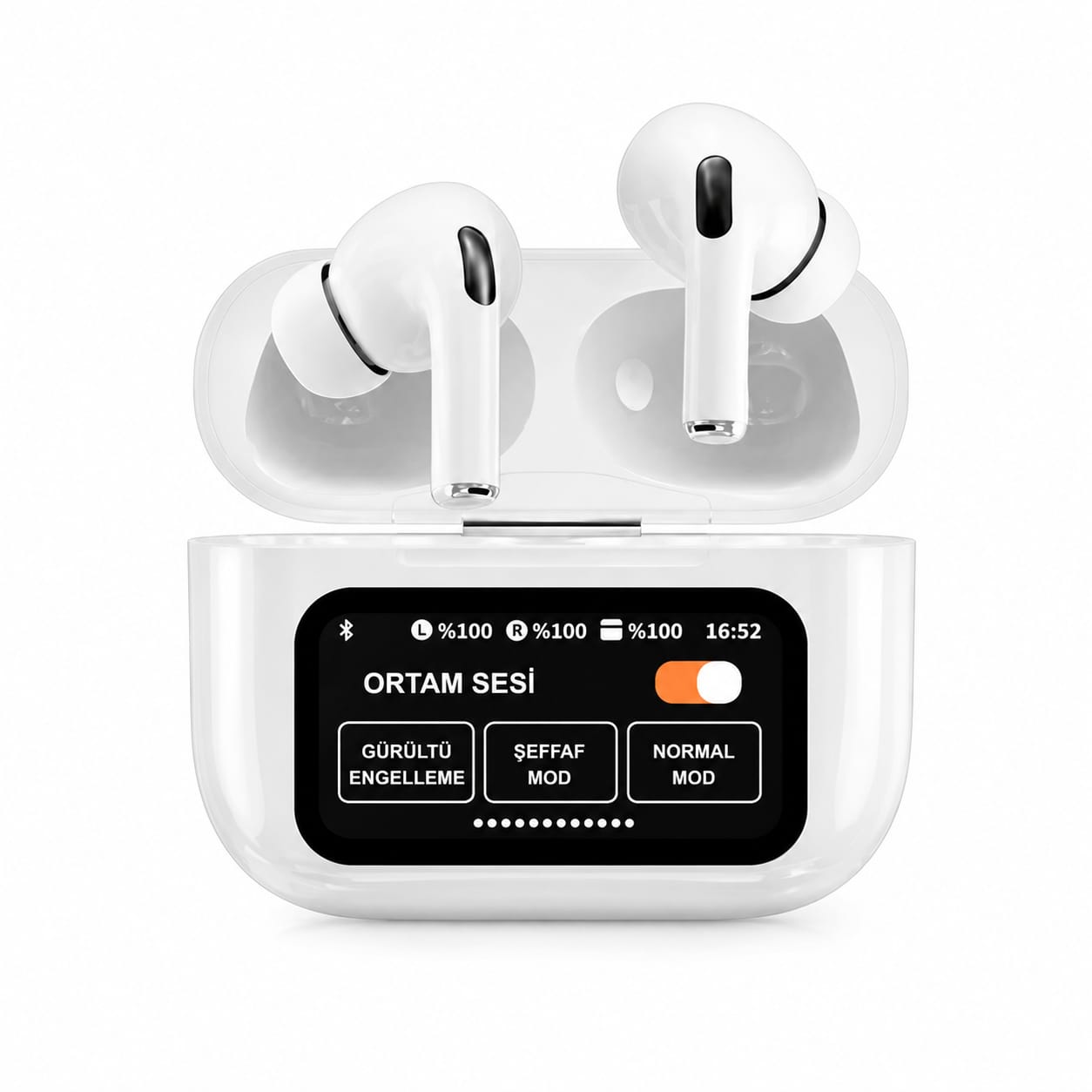 Dunspin DS-PRO6 ANC Dijital Ekranlı Bluetooth Kulak İçi Kulaklık