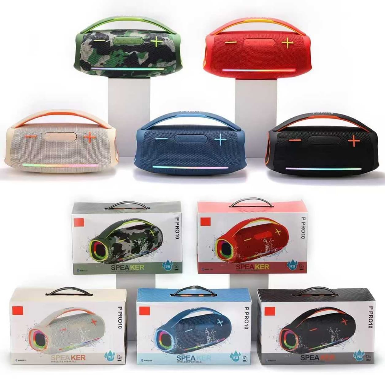 JRL P Pro10 Su Geçirmez Taşınabilir Bluetooth Hoparlör - Görsel 2