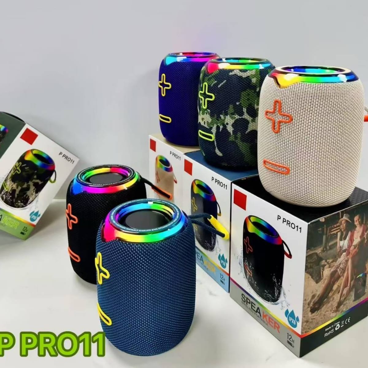 JRL P Pro11 Su Geçirmez Taşınabilir Bluetooth Hoparlör - Görsel 2