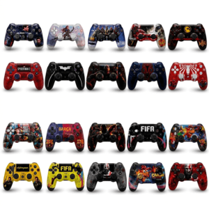 GLR_Tech PS4 Uyumlu Desenli Kablosuz Oyun Kolu