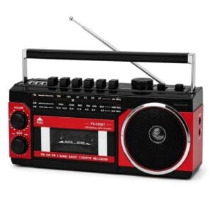 GLR PX-250BT Nostaljik Kaset Çalar Görünümlü Bluetooth Radyo Hoparlör