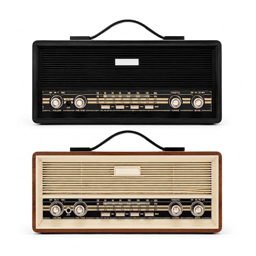 GLR PX-630BT Nostaljik Görünümlü Bluetooth Radyo Hoparlör