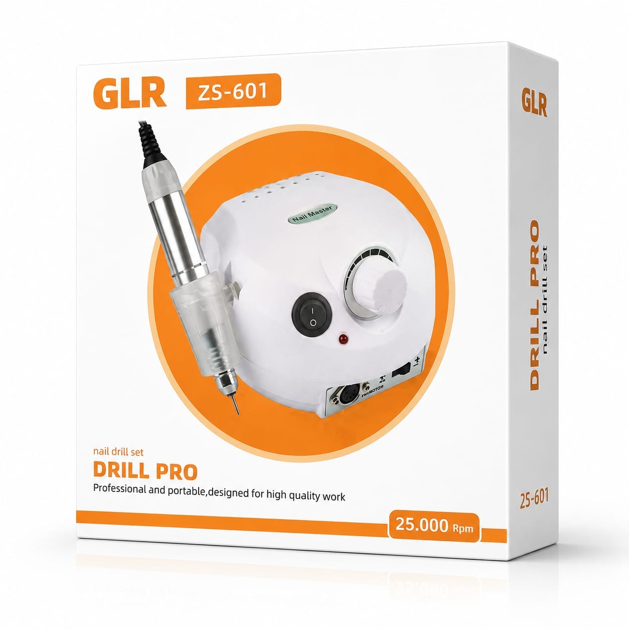 GLR ZS-601 Elektrikli Profesyonel Tırnak Freze Makinası - Görsel 2