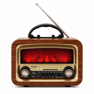 GLR NS-903BT Nostaljik Şömine Görünümlü Bluetooth Radyo Hoparlör