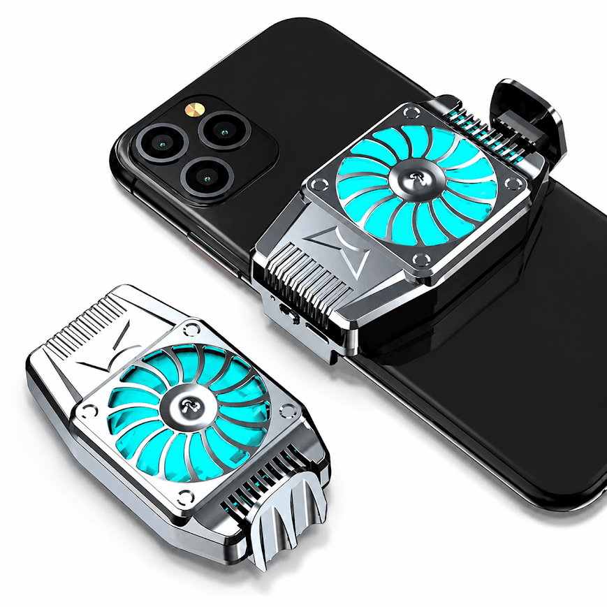 GLR_Tech H15 Şarjlı Işıklı Telefon Soğutucu Fan - Görsel 5
