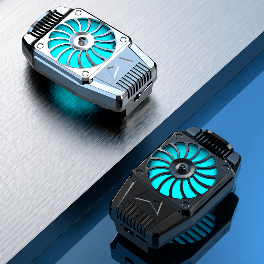 GLR_Tech H15 Şarjlı Işıklı Telefon Soğutucu Fan - Görsel 3