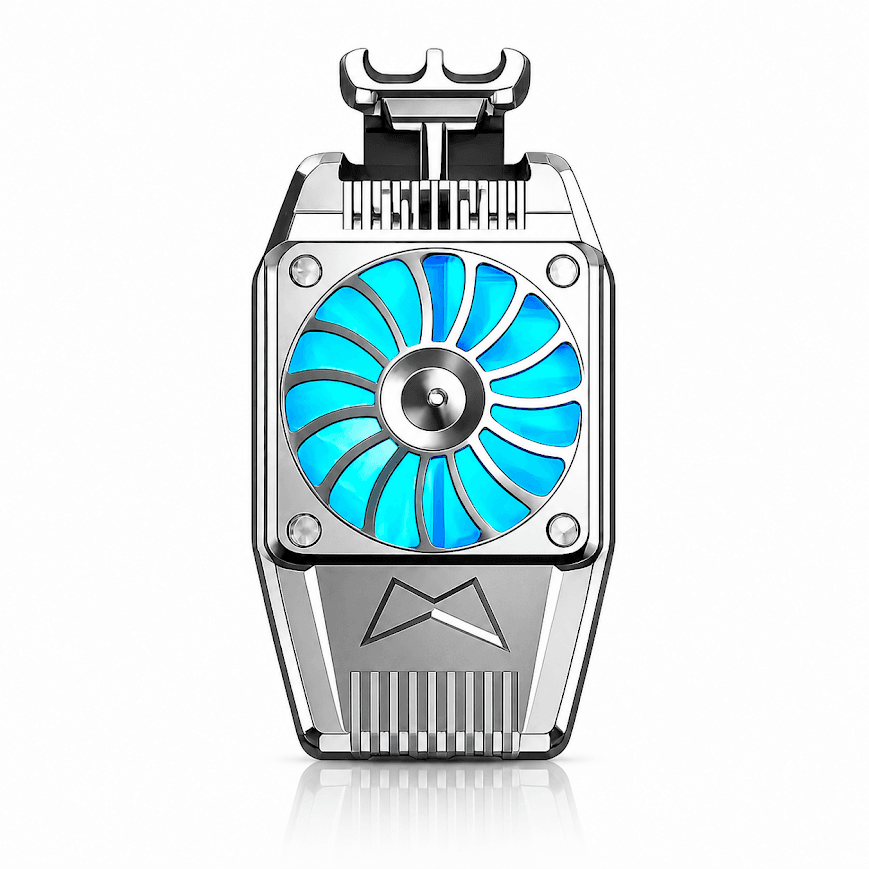 GLR_Tech H15 Şarjlı Işıklı Telefon Soğutucu Fan