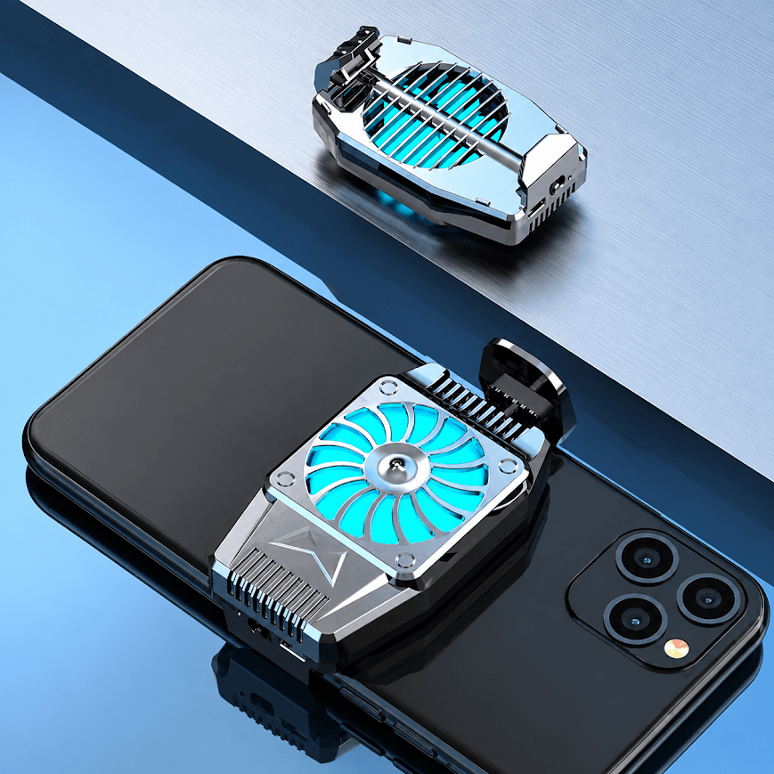 GLR_Tech H15 Şarjlı Işıklı Telefon Soğutucu Fan - Görsel 2