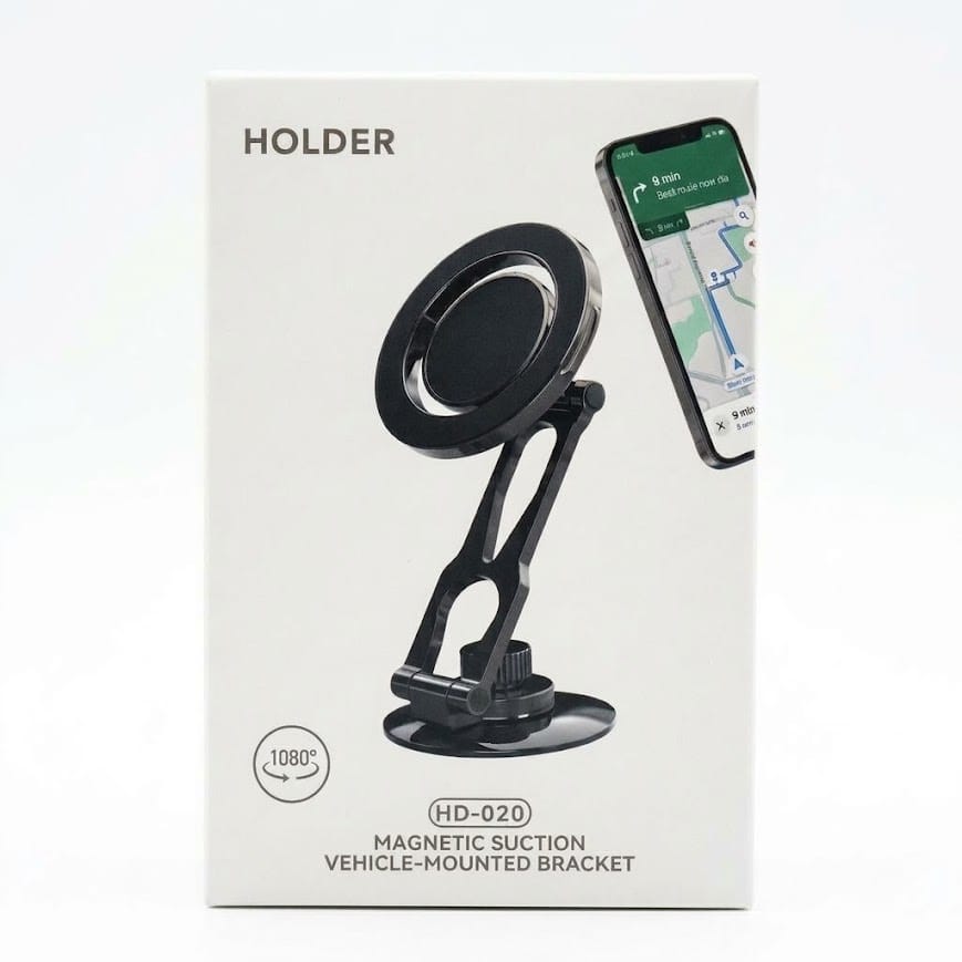 GLR HD-020 MagSafe manyetik katlanabilir metal araç ve masaüstü telefon tutucu stand