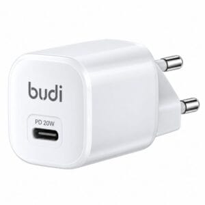Budi AC017EW 20W Type-C PD hızlı şarj adaptörü