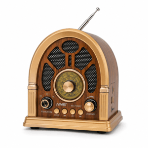 GLR NS-7228BT Nostaljik Görünümlü Bluetooth Radyo Hoparlör