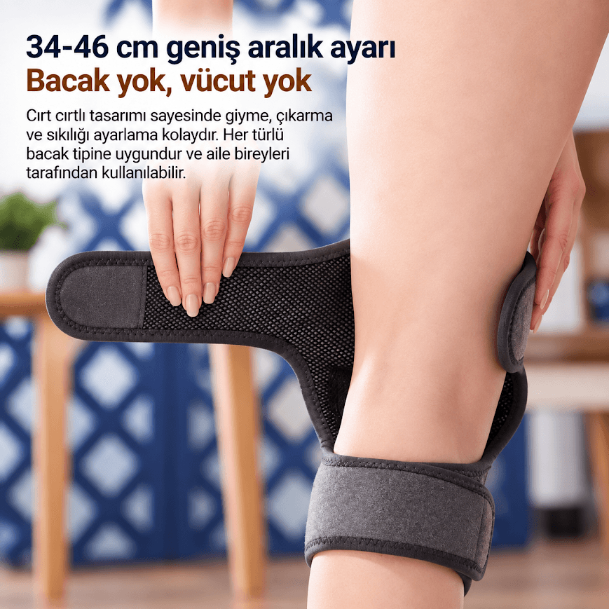 GLR YC-906A dijital göstergeli ve kablosuz şarjlı diz masaj cihazı