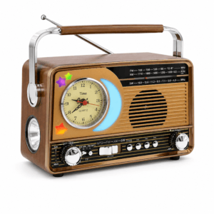 GLR YG-7030 nostaljik ahşap görünümlü Bluetooth radyo hoparlör