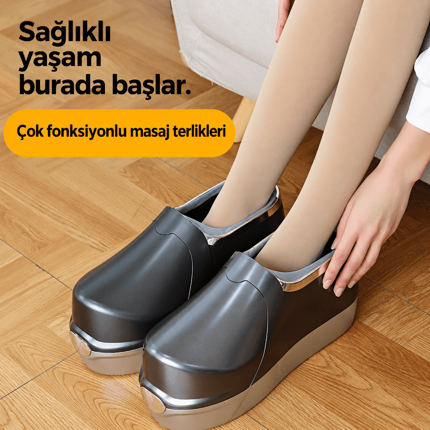 GLR HY-2201 EMS teknolojili düşük frekanslı ayak masaj ayakkabısı