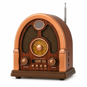 GLR NS-7061BT Nostaljik Görünümlü Bluetooth Radyo Hoparlör