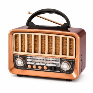 GLR NS-6651BT Nostaljik Görünümlü Bluetooth Radyo Hoparlör