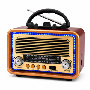 GLR NS-6682BT Nostaljik Görünümlü Bluetooth Radyo Hoparlör