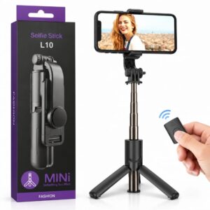 GLR L10 Bluetooth kumandalı mini tripod selfie çubuğu