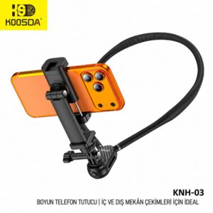 Koosda KNH-03 fonksiyonel esnek boyun telefon tutucu