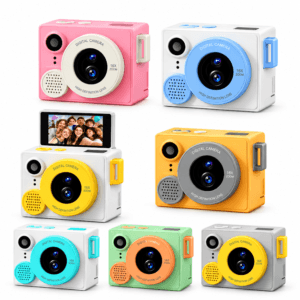 GLR G13 Pro Mini selfie ekranlı 1080P kompakt retro aksiyon ve vlog kamerası