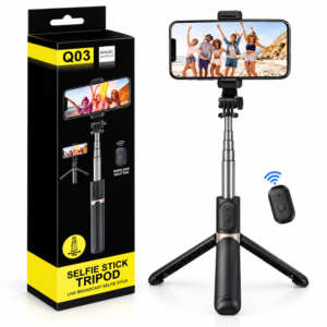 GLR Q03 Kumandalı Mini Tripod Selfie Çubuğu