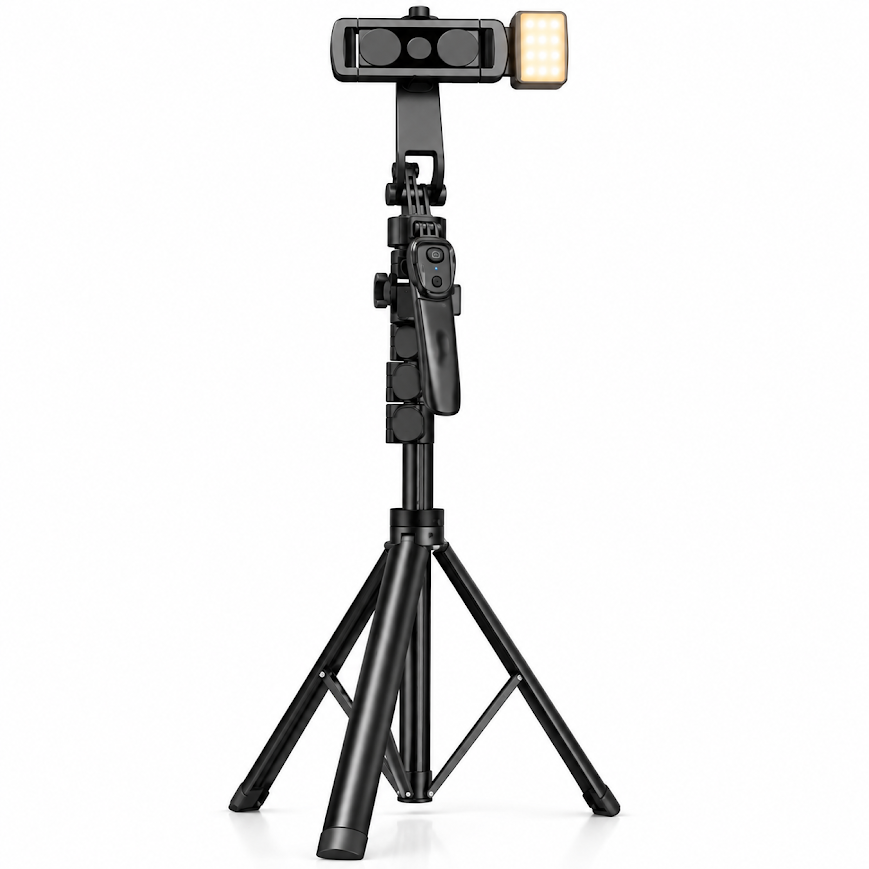 Neepho NP-Z5S Bluetooth kumandalı multifonksiyonel ışıklı tripod
