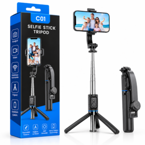 GLR C01 Bluetooth kumandalı mini tripod selfie çubuğu
