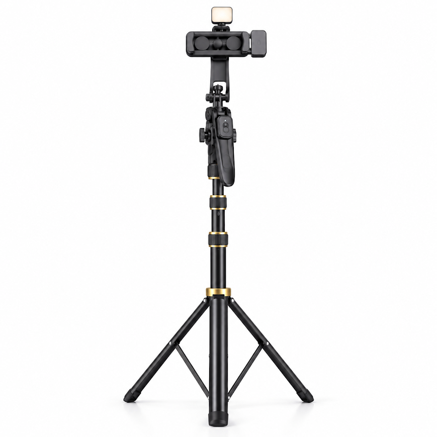 Neepho NP-Z6S Bluetooth kumandalı multifonksiyonel ışıklı tripod